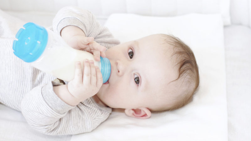 Giving your child a bottle in bed? You may be putting them at risk for tooth decay, ear infections, choking and poor sleep associations